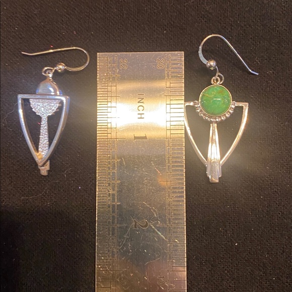 Gaspite Beaded Necklace With Sterling Silver Pendant & Earrings - Picture 4 of 8